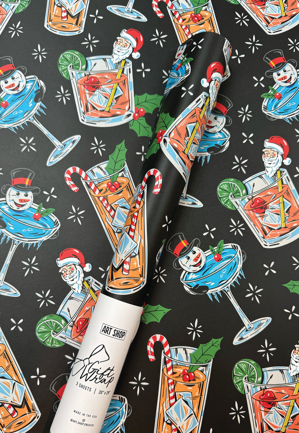 Holiday Spirits Gift Wrap Bundle