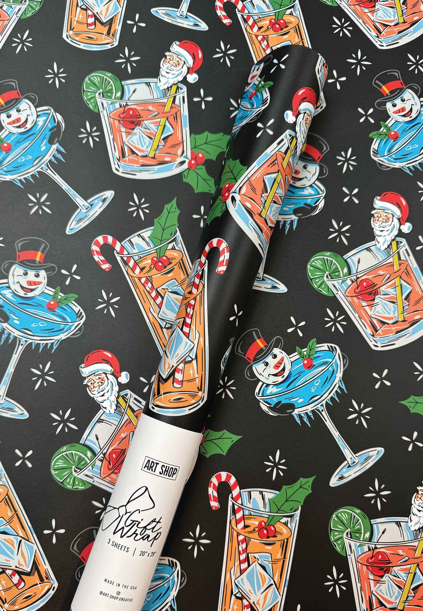 Holiday Spirits Gift Wrap Bundle